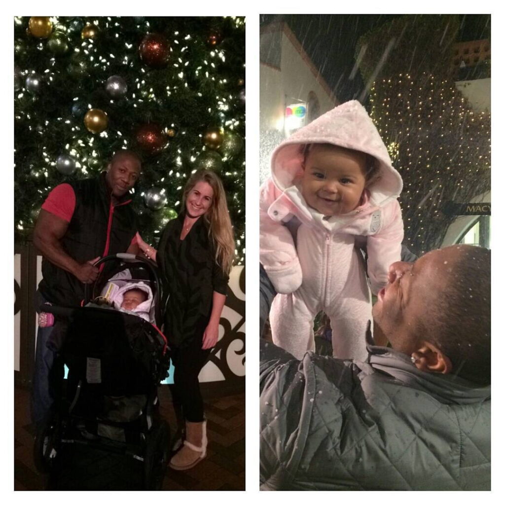 Шон Роден с женой и дочкой